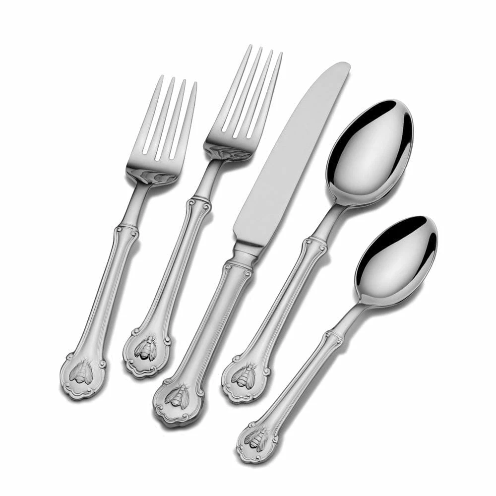 Top 10 😍 Wallace® Napoleon Bee 45 Piece Flatware Set, Service for 8 🎁 3 Top 10 😍 Wallace® Napoleon Bee 45 Piece Flatware Set, Service for 8 🎁