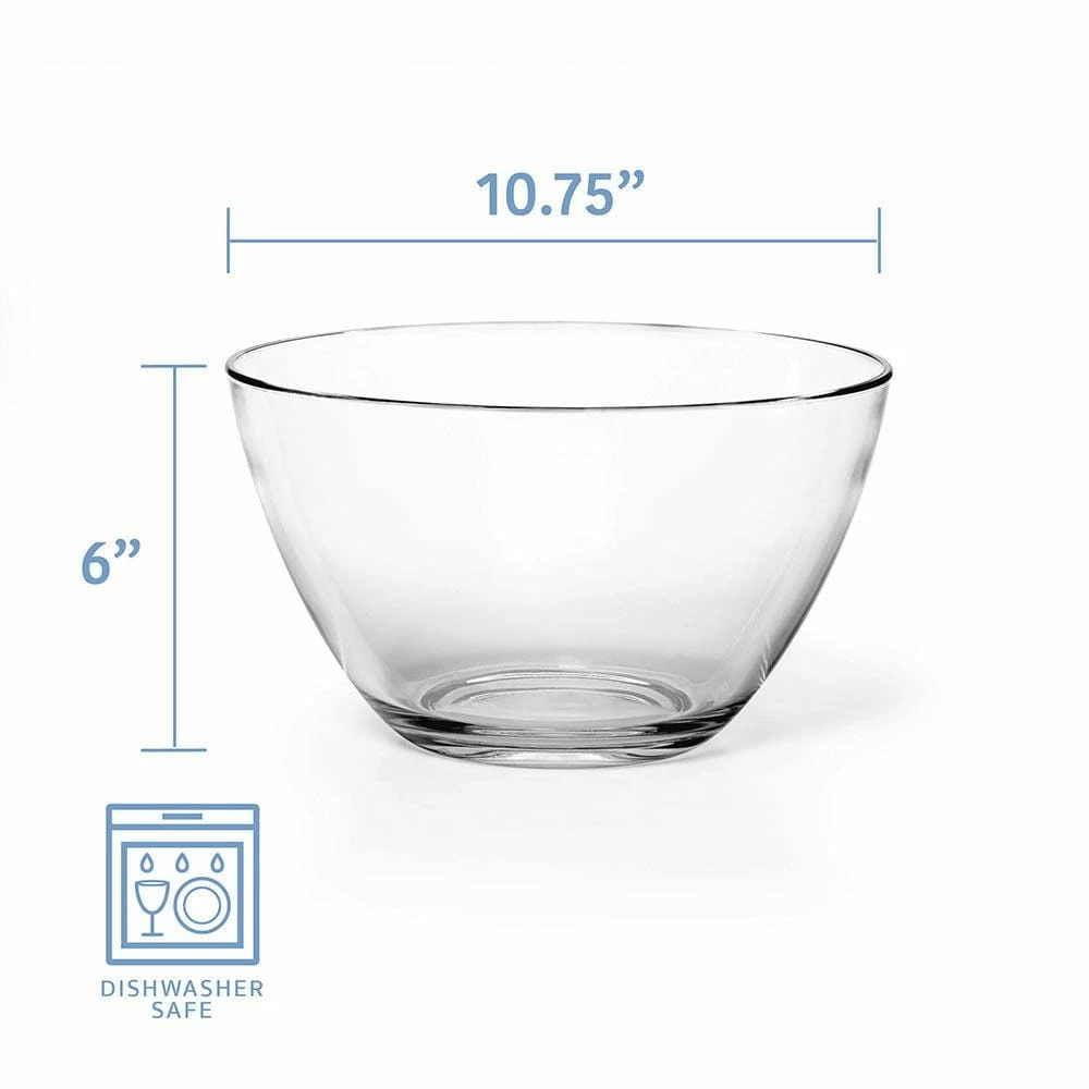 Hot Sale 💯 Mikasa® Napoli Glass Serving Bowl 🔥 6 Hot Sale 💯 Mikasa® Napoli Glass Serving Bowl 🔥 - Image 4