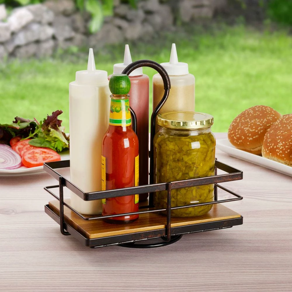 Budget ⌛ Gourmet Basics® Nova Rotating Condiment Caddy 🌟 7 Budget ⌛ Gourmet Basics® Nova Rotating Condiment Caddy 🌟 - Image 5