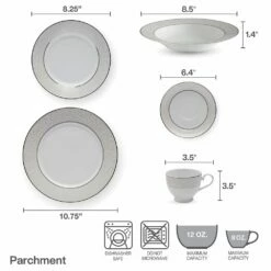 Discount 👏 Mikasa® Parchment 40 Piece Dinnerware Set, Service for 8 💯 11 Discount 👏 Mikasa® Parchment 40 Piece Dinnerware Set, Service for 8 💯 -Mikasa Sales 2023 parchment 40 piece dinnerware set service for 8 5224232 6
