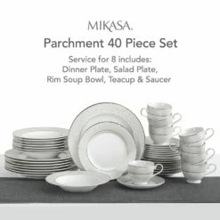 Discount 👏 Mikasa® Parchment 40 Piece Dinnerware Set, Service for 8 💯 10 Discount 👏 Mikasa® Parchment 40 Piece Dinnerware Set, Service for 8 💯 -Mikasa Sales 2023 parchment 40 piece dinnerware set service for 8 5224232 7