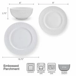 Best reviews of ✔️ Mikasa® Parchment White 18 Piece Dinnerware Set, Service for 6 ⌛ -Mikasa Sales 2023 parchment white 18 piece dinnerware set service for 6 5293968 5