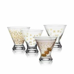 Best deal 💯 Mikasa® Party Set of 4 Stemless Martini Glasses 🛒