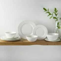 Outlet 🧨 Mikasa® Patterson Vegan Bone 12 Piece Dinnerware Set, Service for 4 🤩 12 Outlet 🧨 Mikasa® Patterson Vegan Bone 12 Piece Dinnerware Set, Service for 4 🤩 -Mikasa Sales 2023 patterson vegan bone 12 piece dinnerware set service for 4 5296862 3