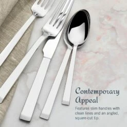 Budget ✔️ Mikasa® Pinch 20 Piece Flatware Set, Service for 4 ✔️ -Mikasa Sales 2023 pinch 20 piece flatware set service for 4 5291364 4