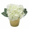 Promo 🌟 Mikasa® 8 Inch Faux Hydrangea In Ceramic Pot ⌛ -Mikasa Sales 2023 realistic faux hydrangea in ceramic pot 8 inch 5263935 1