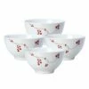 Best deal ❤️ Gourmet Basics® Red Berries Set of 4 Soup Cereal Bowls 🎁 -Mikasa Sales 2023 red berries set of 4 soup cereal bowls K4IND01 219 1