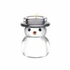 Coupon 🛒 Celebrations by Mikasa® Rejoice Glass Snowman Tealight Holder 😉