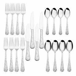 Hot Sale ⌛ Mikasa® Remy 20 Piece Flatware Set, Service for 4 😍 -Mikasa Sales 2023 remy 20 piece flatware set service for 4 5273558 3
