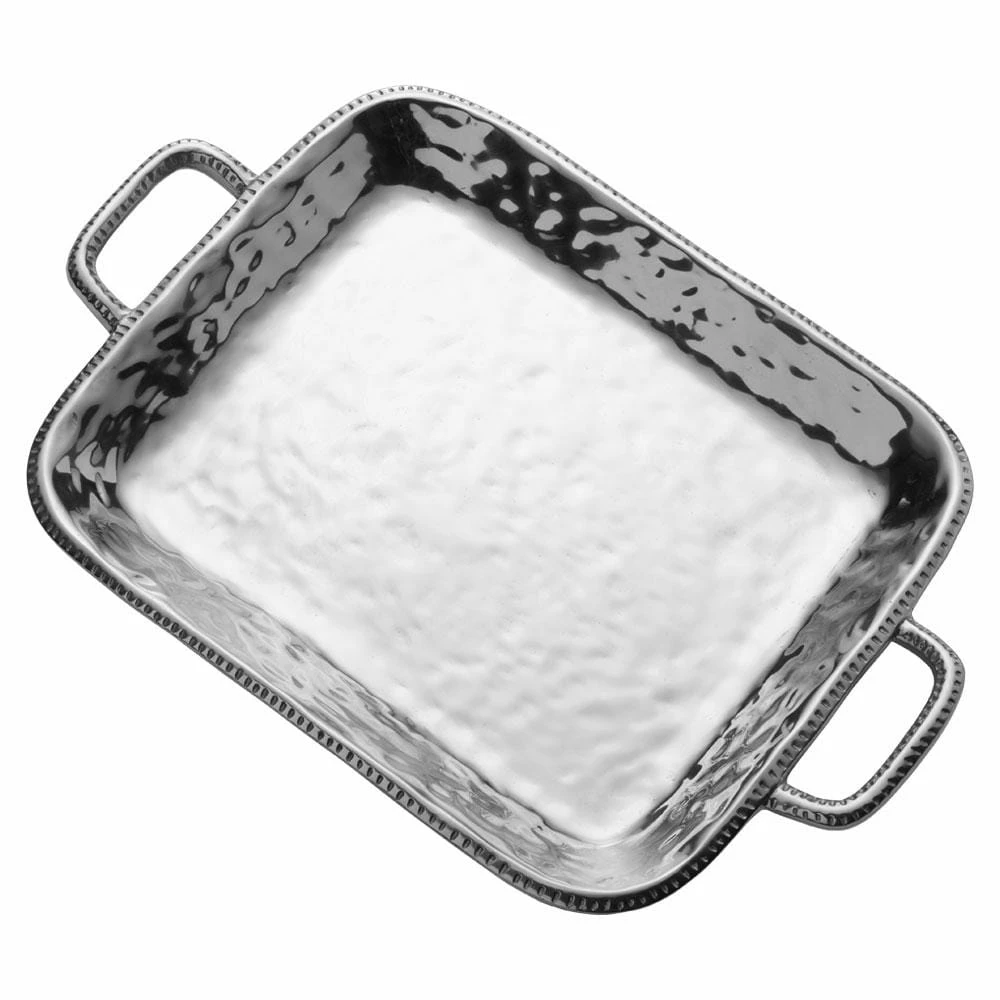 Deals 👏 Wilton Armetale® River Rock Large Rectangular Tray With Handles 💯 3 Deals 👏 Wilton Armetale® River Rock Large Rectangular Tray With Handles 💯