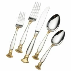 Best reviews of 🎉 Wallace® Salacia Gold Accent 20 Piece Flatware Set, Service for 4 🔥