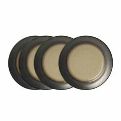Best Pirce ❤️ Gourmet Basics® Sandstone Set of 4 Salad Plates ⭐