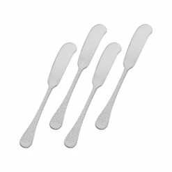 Outlet 🤩 Wallace® Satin Brooklyn Set of 4 Butter Spreaders 🧨