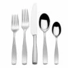Best Sale ❤️ Mikasa® Satin Loft 65 Piece Flatware Set, Service for 12 👏