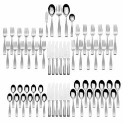 Best Sale ❤️ Mikasa® Satin Loft 65 Piece Flatware Set, Service for 12 👏 9 Best Sale ❤️ Mikasa® Satin Loft 65 Piece Flatware Set, Service for 12 👏 -Mikasa Sales 2023 satin loft 65 piece flatware set service for 12 5081298 3