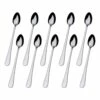 Outlet 🛒 Gourmet Basics® Satin Symmetry Set Of 10 Iced Beverage Spoons 🔔