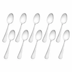 Buy 🔥 Gourmet Basics® Satin Symmetry Set Of 10 Teaspoons 🌟