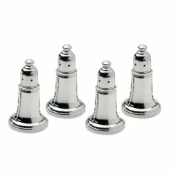 Deals ⭐ Empire Silver™ Set of 4 Pewter Salt And Pepper 🤩