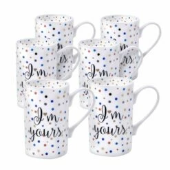 Top 10 🧨 Mikasa® Set of 6 Confetti Im Yours Mugs 🥰