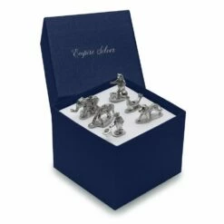 Flash Sale 💯 Empire Silver™ Set of 6 Pewter 🥳 Birthday Candle Holders ✔️