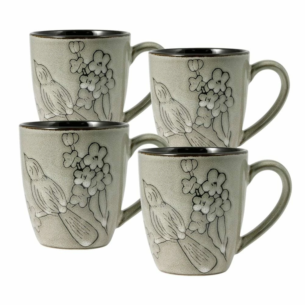 Best deal 😉 Gourmet Basics® Song Bird Set of 4 Mugs 💯 3 Best deal 😉 Gourmet Basics® Song Bird Set of 4 Mugs 💯