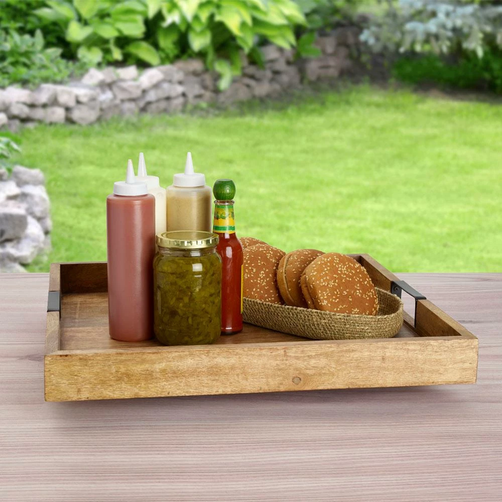New 💯 Gourmet Basics® Square Lazy Susan Serving Tray 💯 7 New 💯 Gourmet Basics® Square Lazy Susan Serving Tray 💯 - Image 5