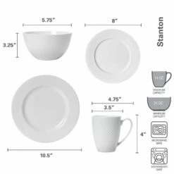 Outlet 🤩 Mikasa® Stanton Dinnerware Set 🧨 -Mikasa Sales 2023 stanton dinnerware set 5227171 5