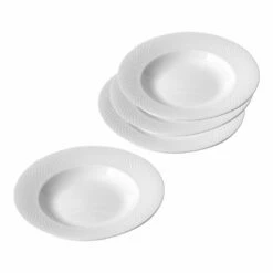 Outlet 💯 Mikasa® Stanton Set of 4 Rim Soup Bowls 🤩