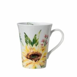 Hot Sale 😀 Mikasa® Sunflower Set of 4 Mugs 🔔 -Mikasa Sales 2023 sunflower set of 4 mugs K45285887 3