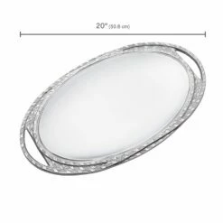 Best reviews of 🧨 Wilton Armetale® Sweetgrass Large Oval Tray ✔️ -Mikasa Sales 2023 sweetgrass large oval tray 5288966 3