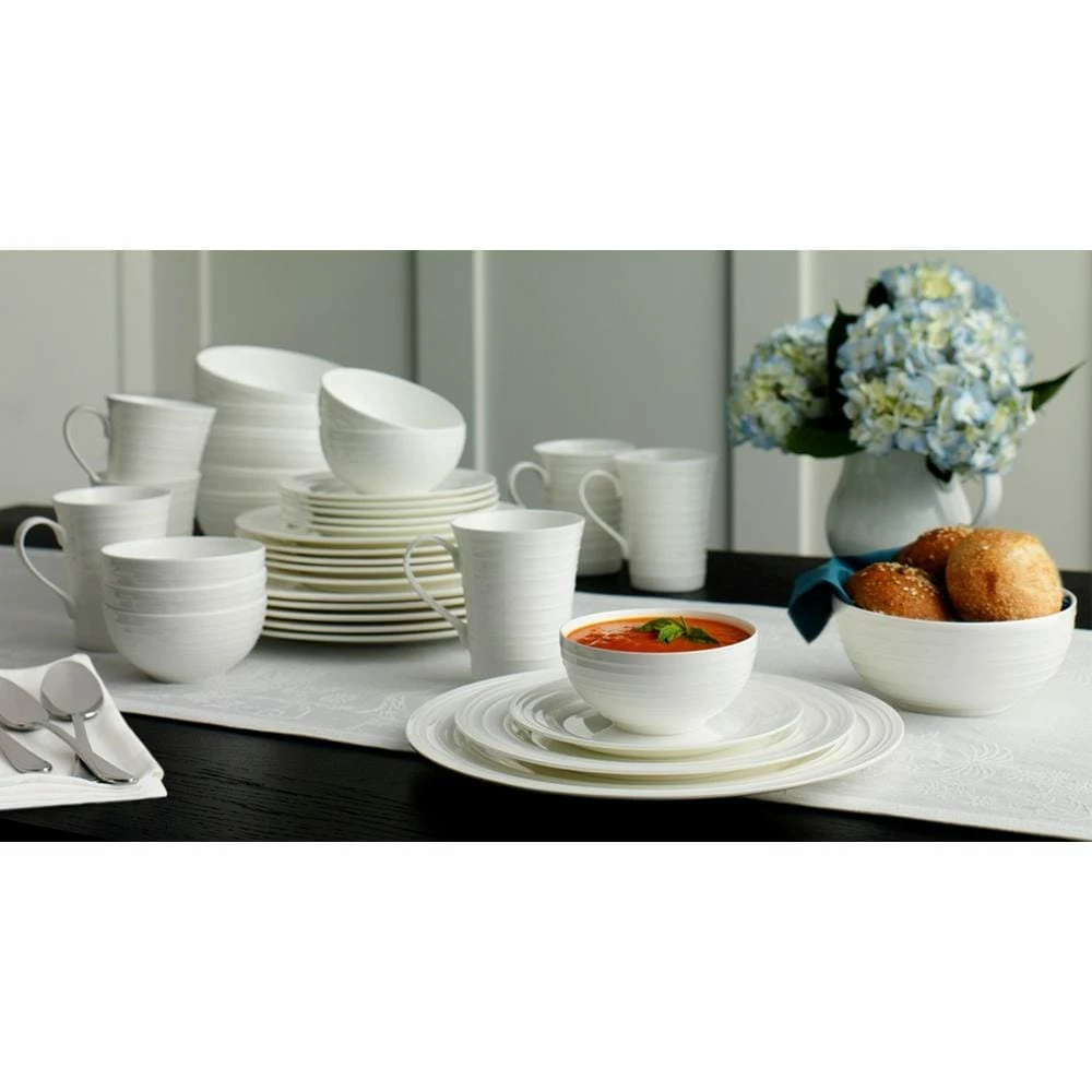 Brand new 😉 Mikasa® Swirl Bone 36 Piece Dinnerware Set, Service for 6 ✨ 4 Brand new 😉 Mikasa® Swirl Bone 36 Piece Dinnerware Set, Service for 6 ✨ - Image 2