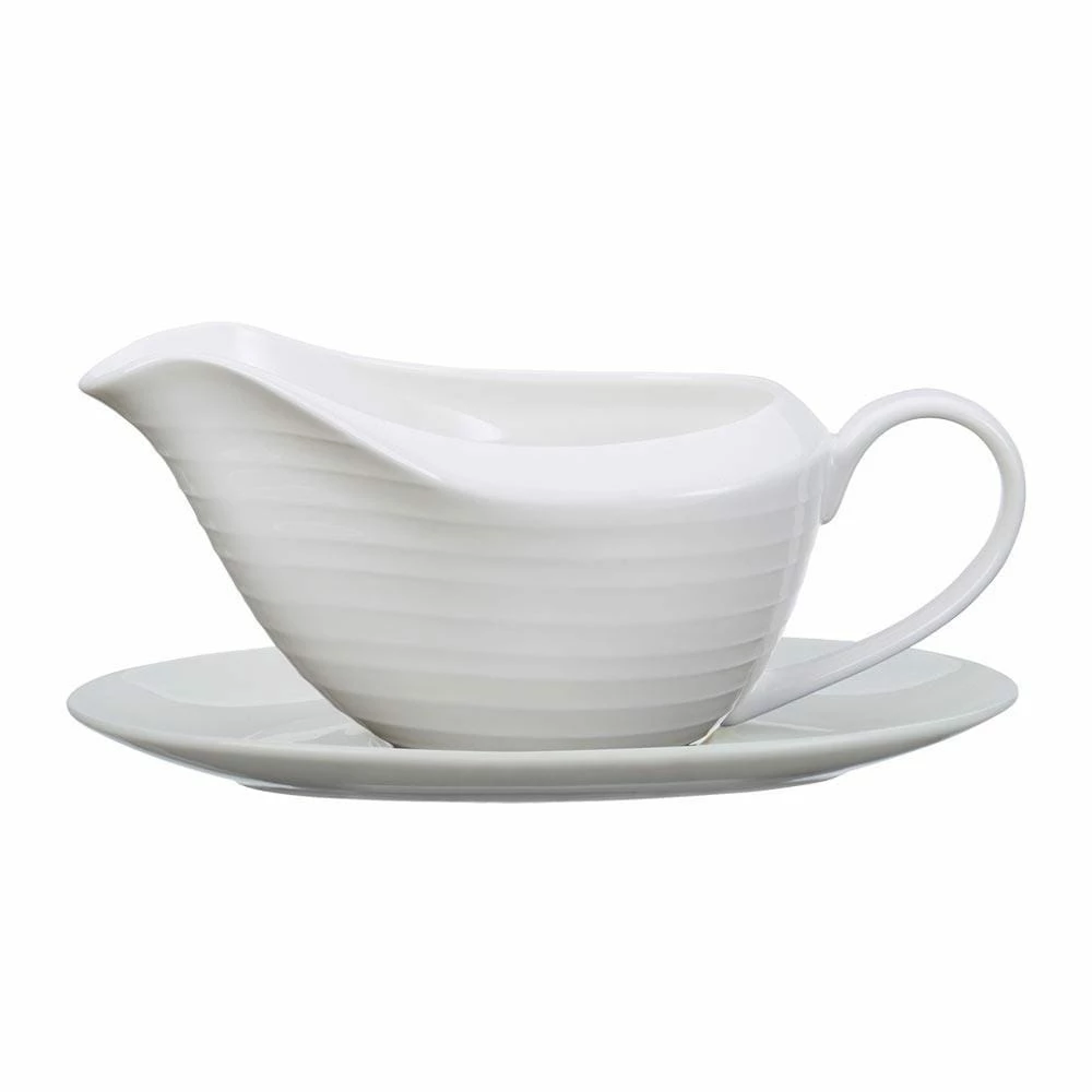 Discount 🛒 Mikasa® Swirl Bone Gravy Boat with Stand ❤️ 3 Discount 🛒 Mikasa® Swirl Bone Gravy Boat with Stand ❤️