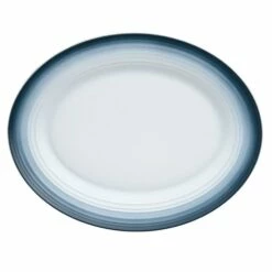 Best Pirce ✔️ Mikasa® Swirl Ombre Blue Oval Platter 🎁