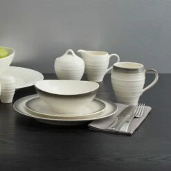 New ❤️ Mikasa® Swirl Ombre Graphite 16 Piece Dinnerware Set, Service for 4 ✔️ -Mikasa Sales 2023 swirl ombre graphite 16 piece dinnerware set service for 4 5138527 9