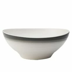 Best Pirce 🧨 Mikasa® Swirl Ombre Graphite Vegetable Bowl 😍