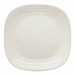 Promo 🎁 Mikasa® Swirl Square White Dinner Plate 🧨
