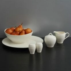 Outlet ✨ Mikasa® Swirl White Vegetable Bowl 😉 -Mikasa Sales 2023 swirl white vegetable bowl DJ100 250 2