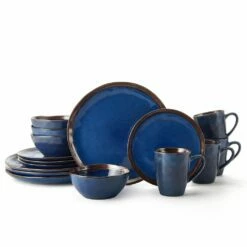 Flash Sale ⭐ Mikasa® Talia Blue 16 Piece Dinnerware Set, Service for 4 ⌛
