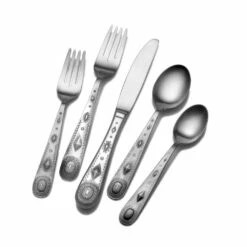 Best Pirce ✨ Wallace® Taos 45 Piece Flatware Set, Service for 8 🧨