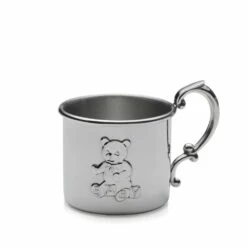 New 🎉 Empire Silver™ Teddy Bear Pewter Baby Cup ✨