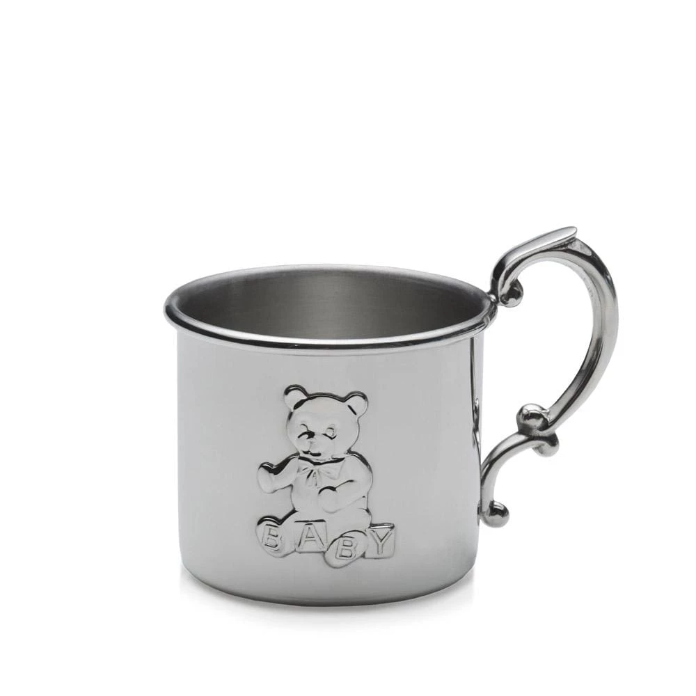 New 🎉 Empire Silver™ Teddy Bear Pewter Baby Cup ✨ 3 New 🎉 Empire Silver™ Teddy Bear Pewter Baby Cup ✨