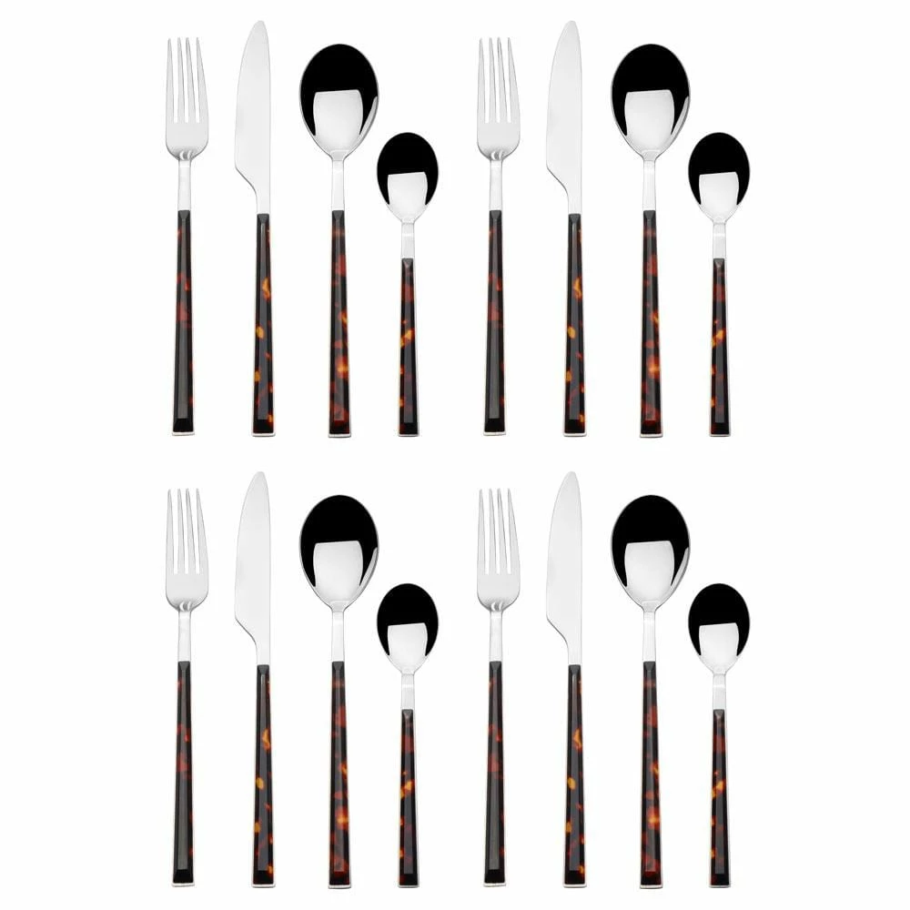 Flash Sale 🛒 Mikasa® Tortoise 16 Piece Flatware Set, Service for 4 🔔 6 Flash Sale 🛒 Mikasa® Tortoise 16 Piece Flatware Set, Service for 4 🔔 - Image 4