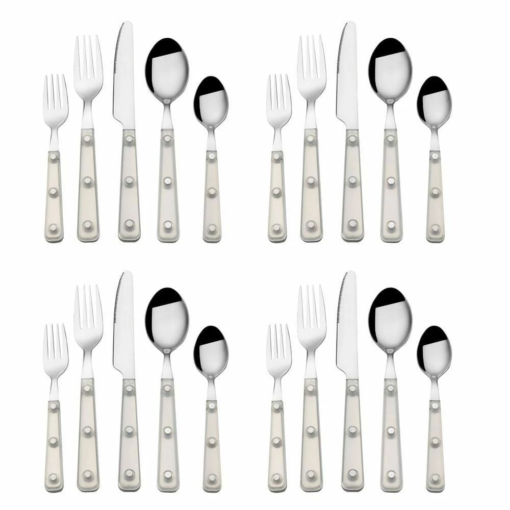 Flash Sale 👍 Mikasa® Translucent Clear 20 Piece Flatware Set, Service for 4 ❤️ 6 Flash Sale 👍 Mikasa® Translucent Clear 20 Piece Flatware Set, Service for 4 ❤️ - Image 4