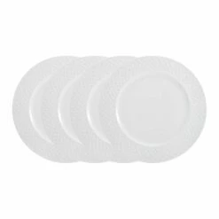 Top 10 🥰 Mikasa® Trellis White Set of 4 Dinner Plates ⭐
