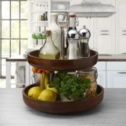 Best Pirce ❤️ Gourmet Basics® Vella 2 Tier Mango Wood Tray 💯 -Mikasa Sales 2023 vella 2 tier mango wood tray 5276662 3