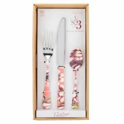 Budget ⌛ Wallace® Vintage Botanical 3 Piece Flatware Set 🎉 -Mikasa Sales 2023 vintage botanical 3 piece flatware set 5279080 4
