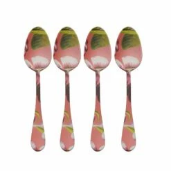 Buy ⭐ Wallace® Vintage Botanical Set of 4 Teaspoons ✨