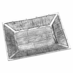 Coupon 😉 Wilton Armetale® Wild Wood Large Rectangular Tray 💯