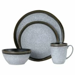 Best Sale 🥰 Mikasa® Willa Brown 16 Piece Dinnerware Set, Service for 4 ⌛ -Mikasa Sales 2023 willa brown 16 piece dinnerware set service for 4 5256315 1