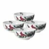 Best Pirce 🔔 Mikasa® Winter Cardinal Set of 4 Fruit Bowls ✨ -Mikasa Sales 2023 winter cardinal set of 4 fruit bowls K45272172 1